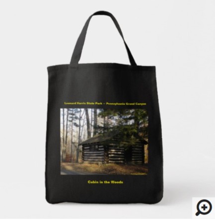 cabin in the woods tote